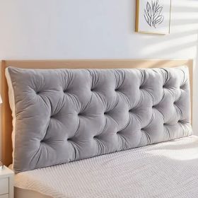 Headboard Pillow  Length 1.8m, 3 colors (Color: light gray)